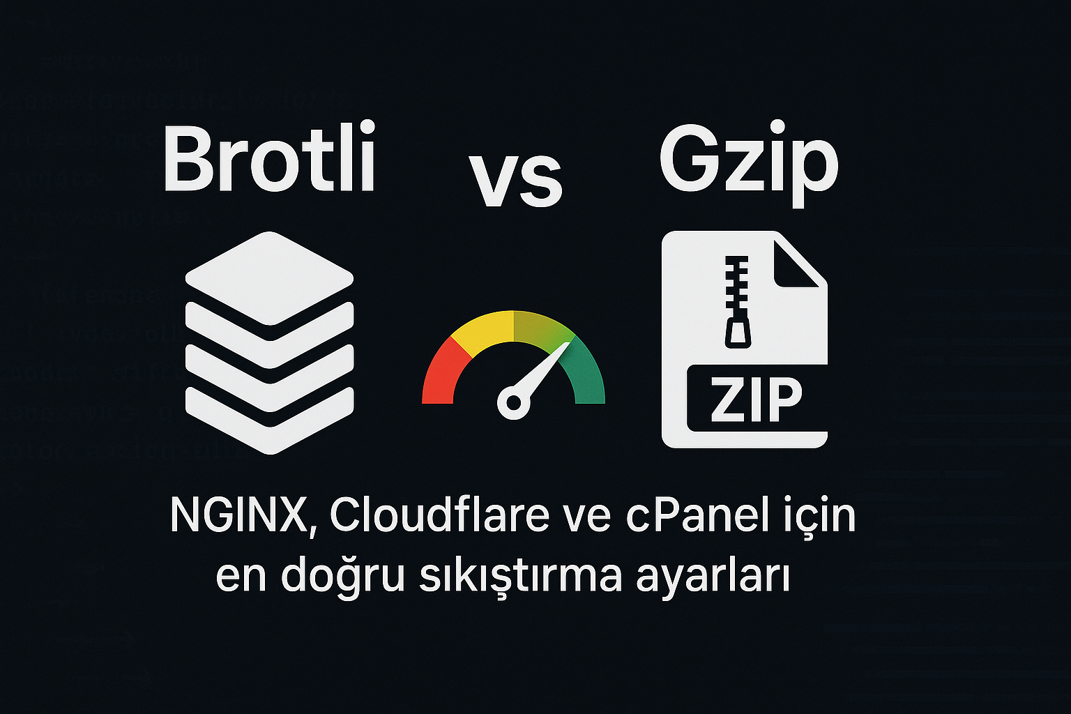 Brotli mi Gzip mi? NGINX, Cloudflare ve cPanel’de En Doğru Sıkıştırma Ayarları